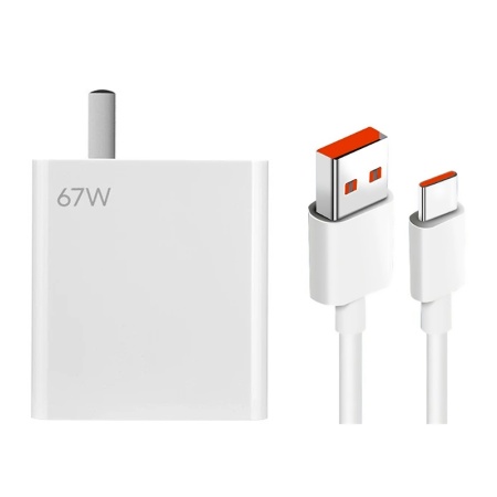Сетевая зарядка Xiaomi 67W Charger + кабель USB-C CN